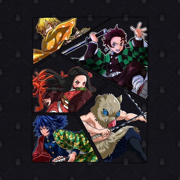 Demon Slayer Tanjiro Team Color by Paradox Studio